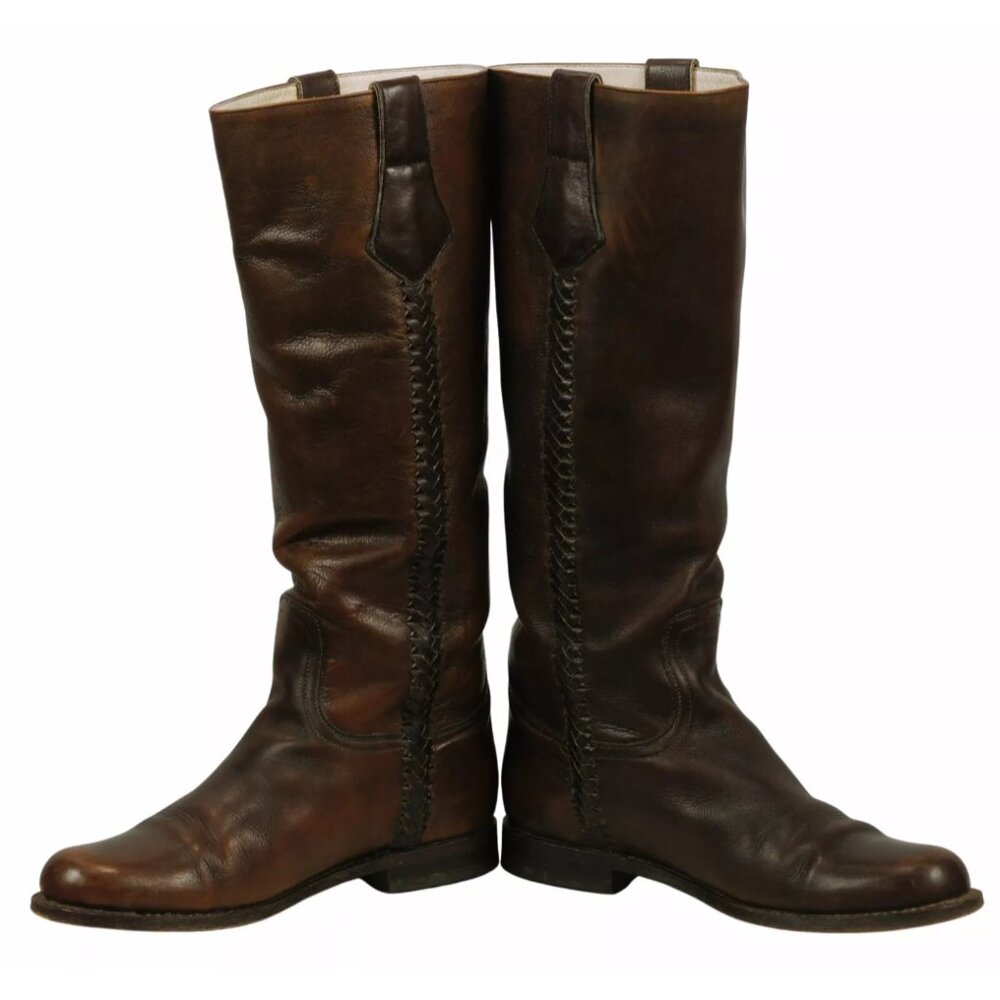 Sendra 17-Inch Tall Riding Boots Braid Tassels 100 Year Anniversary Women's 8.5